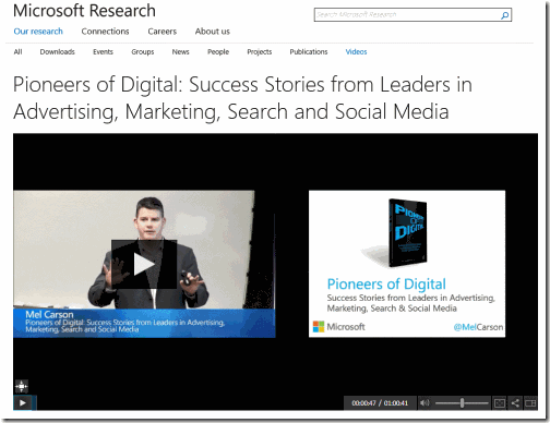 ... Research Visiting Speaker Series – My Pioneers of Digital Talk